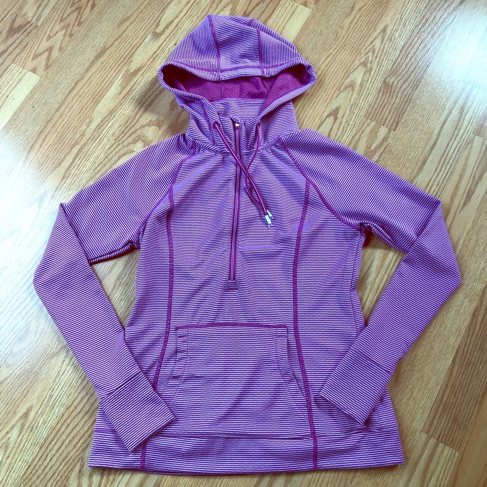 TANGERINE 🍊 Striped Hooded Pullover 🍊